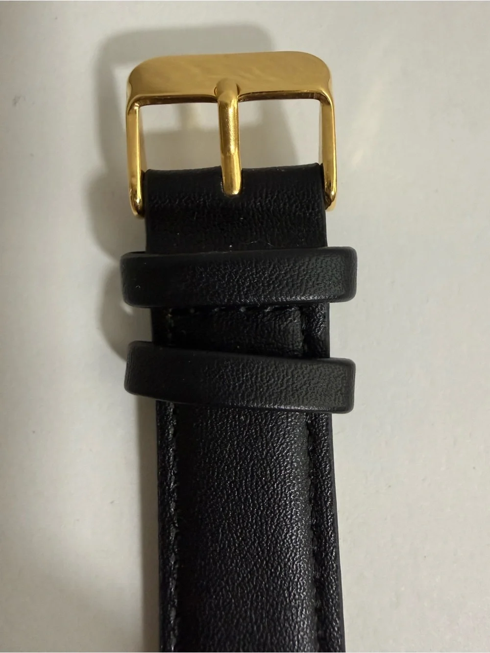 Harrods London Souvenir Watch Black Gold Tone HADS-003
